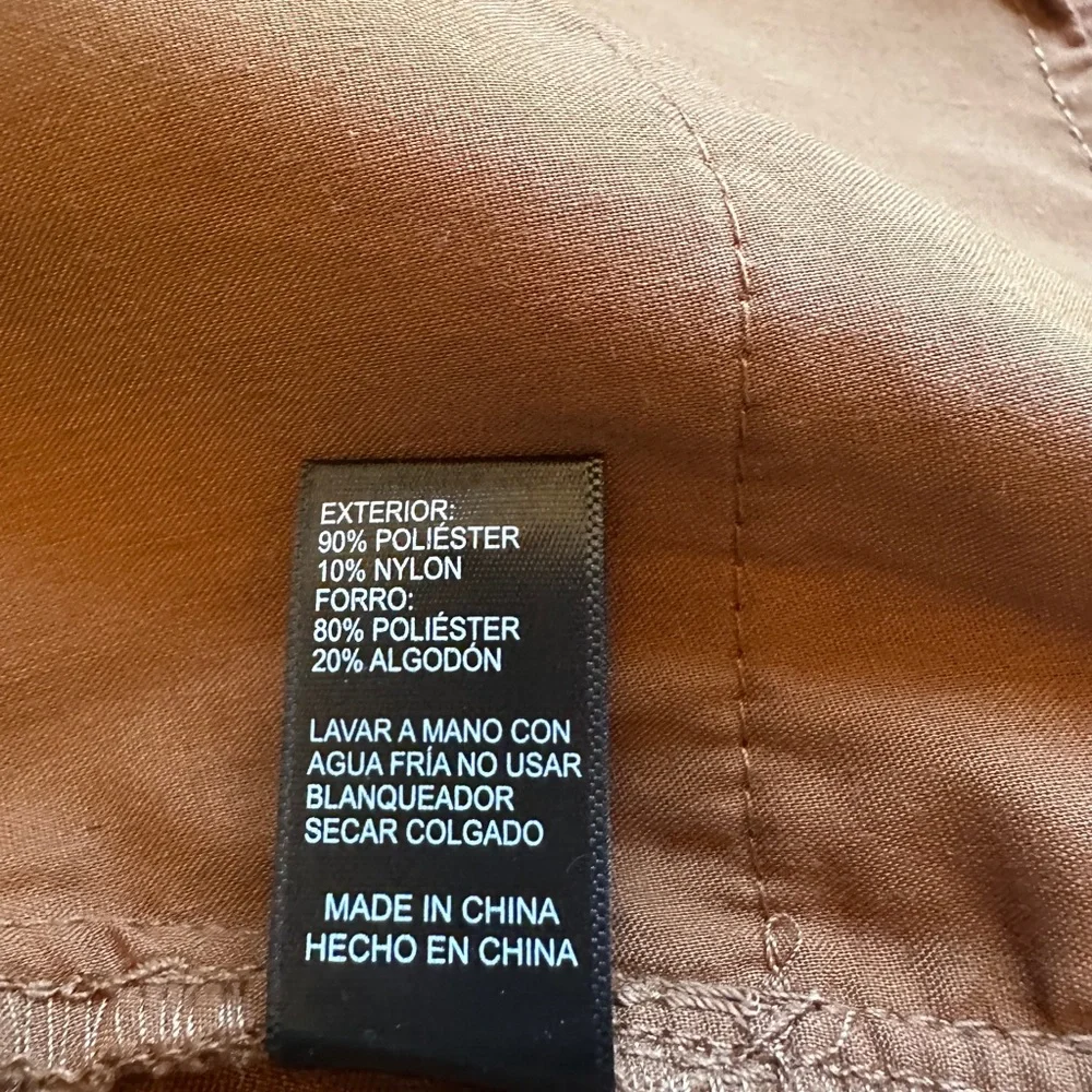 Ambiance Corduroy Mini Skirt in Brown Size L